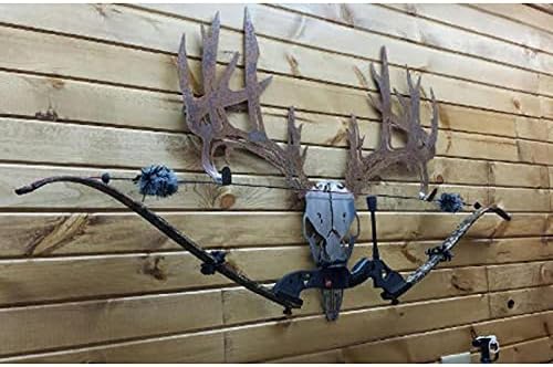 3D Metal Wall Art Deer Bucks Head - Rustic Decor Sticker