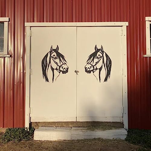 Lifelike Metal Horse Wall Art Decor
