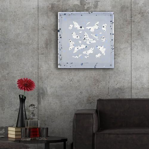 19th Century Butterfly Constellations In Blue 3 Wall Art