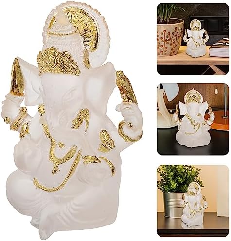 Happyyami Elephant Head God Statue Home Decor