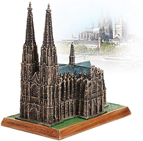 Cologne Cathedral Resin Statue Miniature Home Decor
