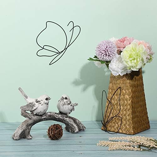 Hotop 5 Piece Butterfly Metal Wall Art Decor Set
