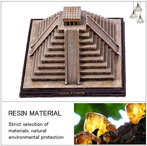 Miniature Pyramid Model Statue Resin Home Decor