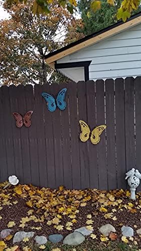 Superdream 3D Metal Butterfly Wall Art Trio