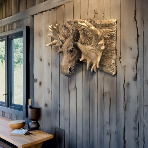 NUOYI PIEIN Moose Head Wall Decor 126 Inch Statue