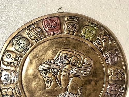 Mayan Calendar Wall Decor with Antique Bronze Finish