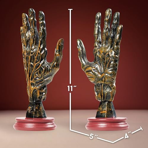 Gothic Palmistry Hand Sculpture 5x4x11 Inches