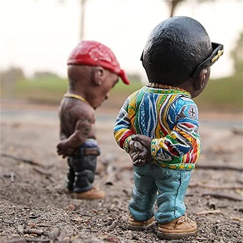 Hip Hop Resin Sculptures - 5PCS Rap Star Decor