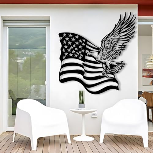 Patriotic Eagle Wall Art Boho Style Decor