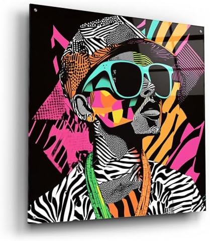 Epic Art Neon Night Acrylic Wall Art 36x36