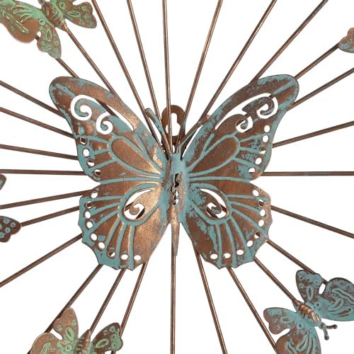 XAONIEN Large Metal Butterfly Wall Art Decor