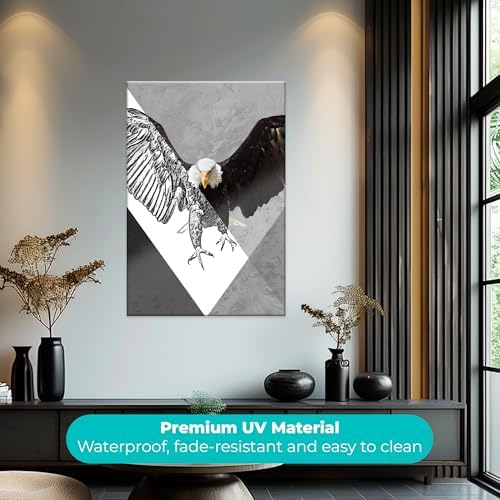 EGD American Eagle Wall Art for Living Room Decor