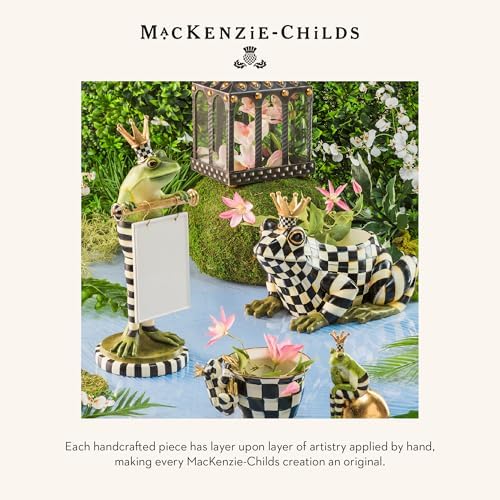 Mackenzie-Childs Fergal Frog on Ball Statue