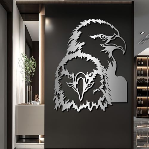 Metal Eagle Wall Decor - Patriotic Art Display