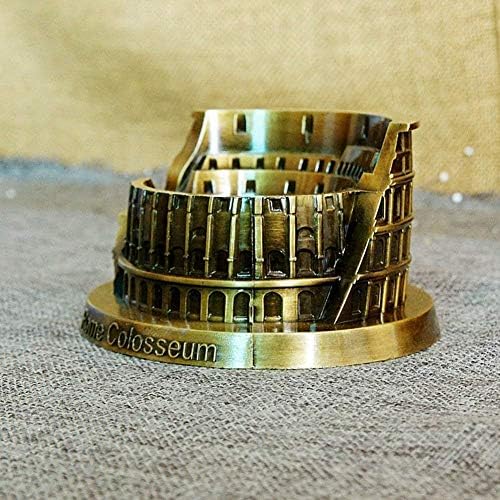 PROW Metal Rome Colosseum Retro Bronze Sculpture Statues