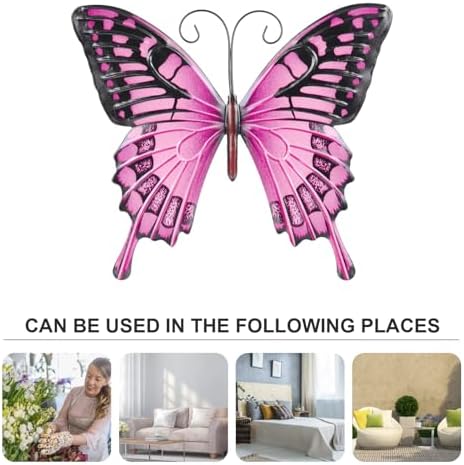 Amosfun Metal Butterfly Wall Decor 85x98 Inch