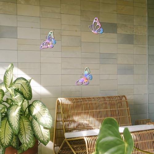 Kercan Metal Butterfly Wall Decor Set of 3