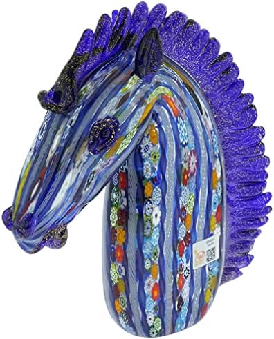 Glass Of Venice Murano Art Glass Horse Head Statue