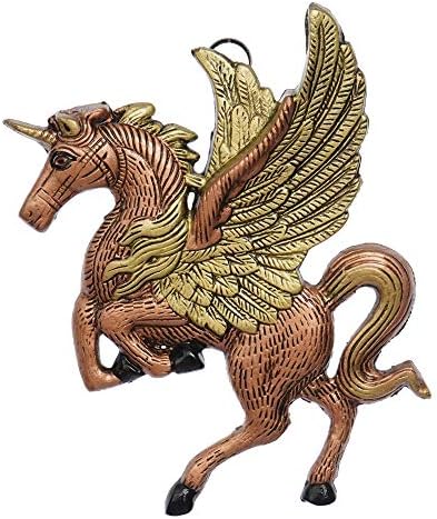 eCraftIndia Decorative Flying Horse Wall Hanging Showpiece