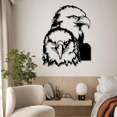 Metal Eagle Wall Decor - Patriotic Art Display