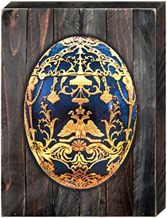 Designocracy 98720-08 Faberge Egg Wall Sculpture