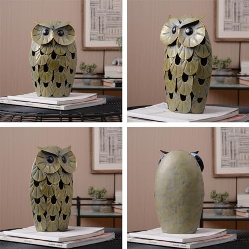Sturdy Metal Owl Decor Statue 94 Inch
