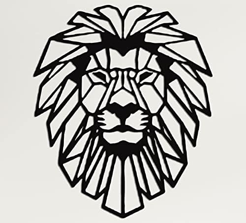 DEKADRON 3D Wall Art Lion Head Sculpture