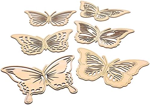 Fourth Level MFG 6-PC 4 Inch Butterfly Wall Art