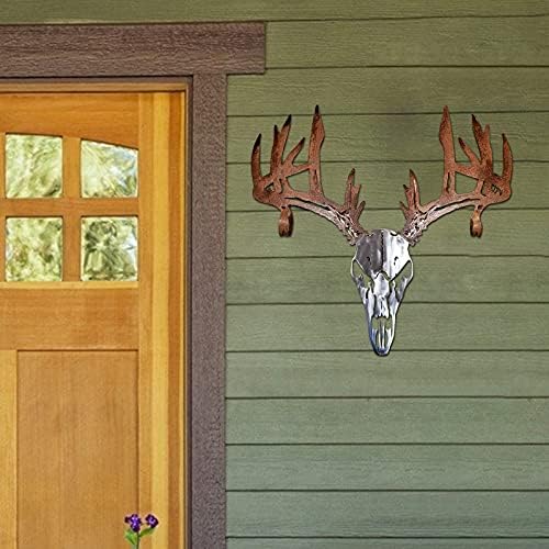 3D Metal Wall Art Deer Bucks Head - Rustic Decor Sticker
