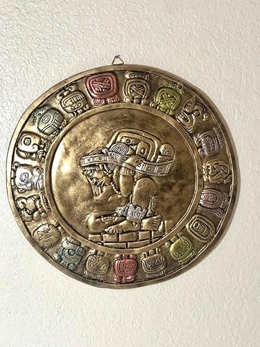 Mayan Calendar Wall Decor with Antique Bronze Finish
