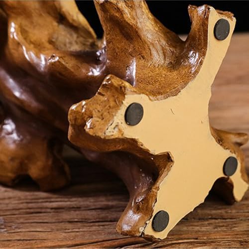 BestAlice Animal Lion Head Sculpture Rustic Home Decor Statue