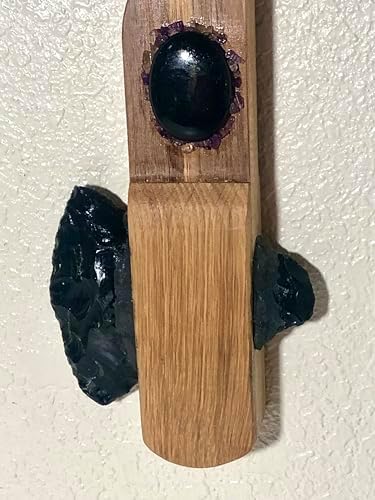 Decorative Wooden Macuahuitl Wall Art Aztec Style