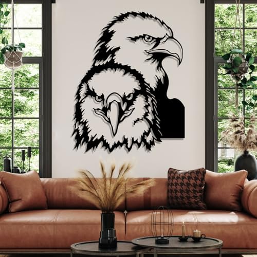 Metal Eagle Wall Decor - Patriotic Art Display