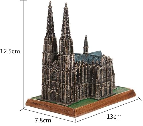 NUNETH Cologne Cathedral Resin Statue Brown