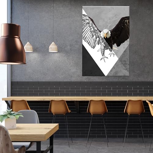 EGD American Eagle Wall Art for Living Room Decor