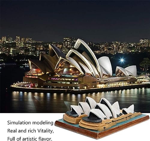 Sydney Opera House Resin Sculpture White Sail Shape Collectible Decor