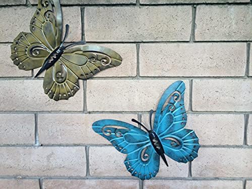 Superdream 3D Metal Butterfly Wall Art Trio