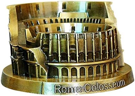 PROW Metal Rome Colosseum Retro Bronze Sculpture Statues