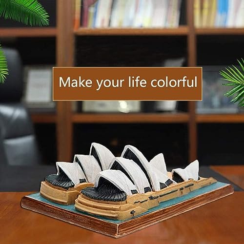 Sydney Opera House Resin Sculpture White Sail Shape Collectible Decor