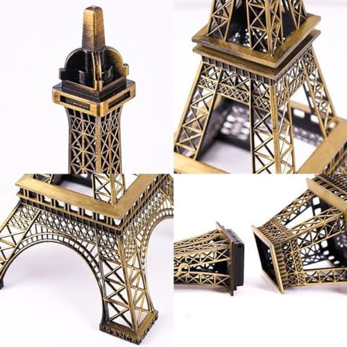 Gierer Eiffel Tower Metal Statue Paris Home Decor
