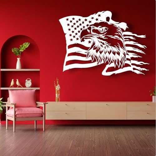 American Eagle Metal Wall Art 35W x 26H