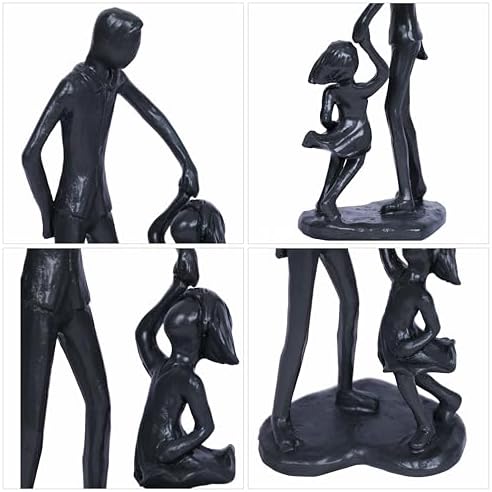 Father Daughter Statue Resin Sculpture Gift