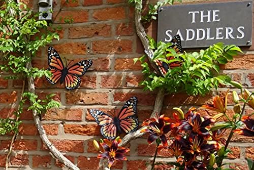 3D Metal Butterfly Wall Art Decor Set of 3