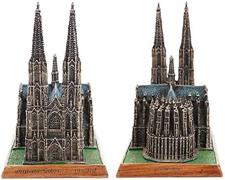 Cologne Cathedral Resin Statue Miniature Home Decor