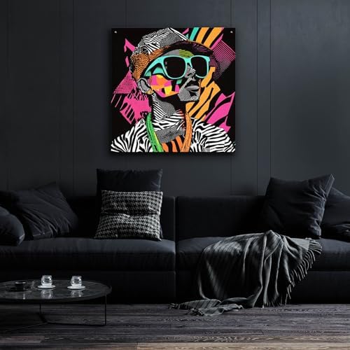 Epic Art Neon Night Acrylic Wall Art 36x36