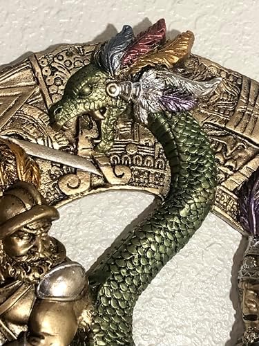 Aztec Conquista Decorative Wall Plaque Bronze Finish