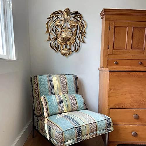 Rare Metal Lion Wall Art - Fathers Day Gift