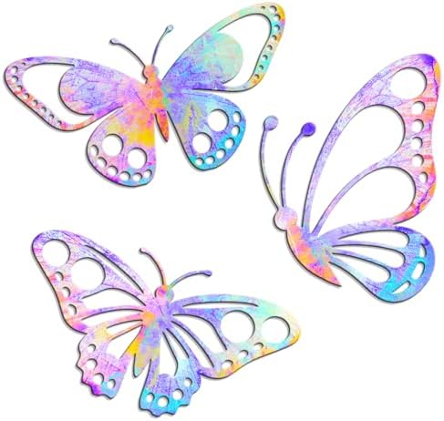 Kercan Metal Butterfly Wall Decor Set of 3