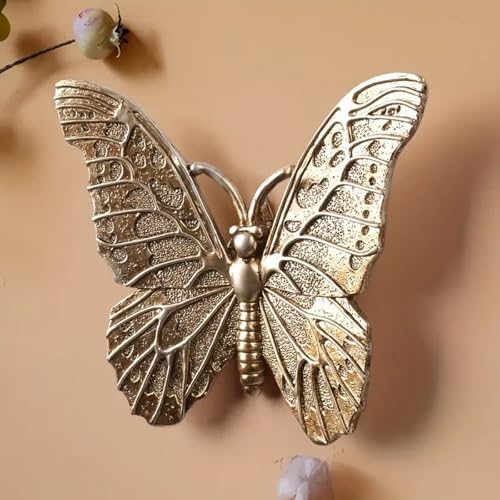 Semeid Gold Butterfly Wall Sculpture
