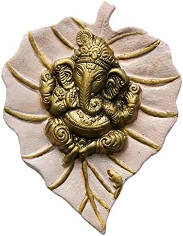 Charmy Crafts Metal Ganesha Wall Hanging Decoration - Light Pink